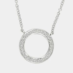 Kirk Diamond Circle Pendant