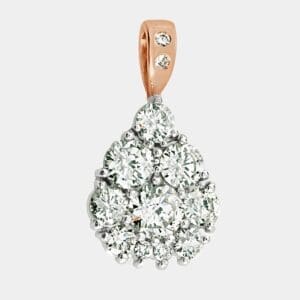 Pamela Tear Drop Diamond Pendant