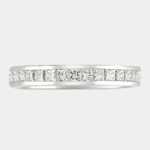 Amy Princess Cut Diamond Wedding Ring