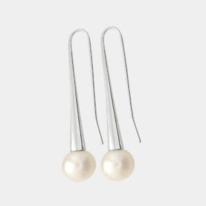 Kelly White Pearl Earrings