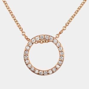 Vicki Diamond Circle Pendant