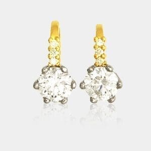 Maria Diamond Drop Earrings