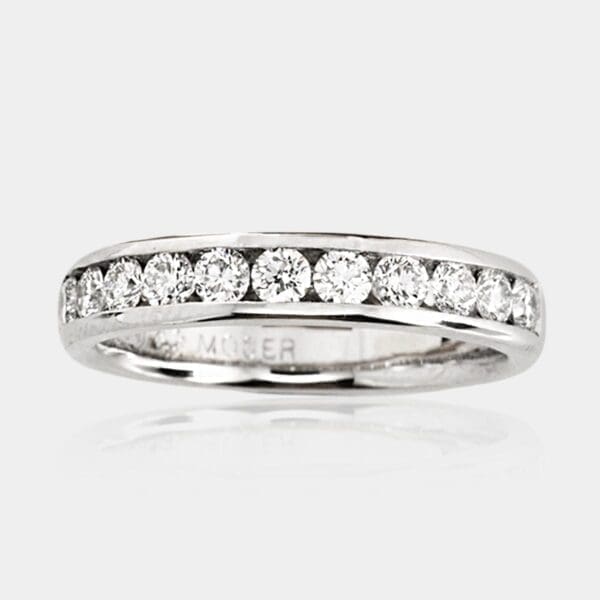 Julie Ann Channel Set Diamond wedding Ring