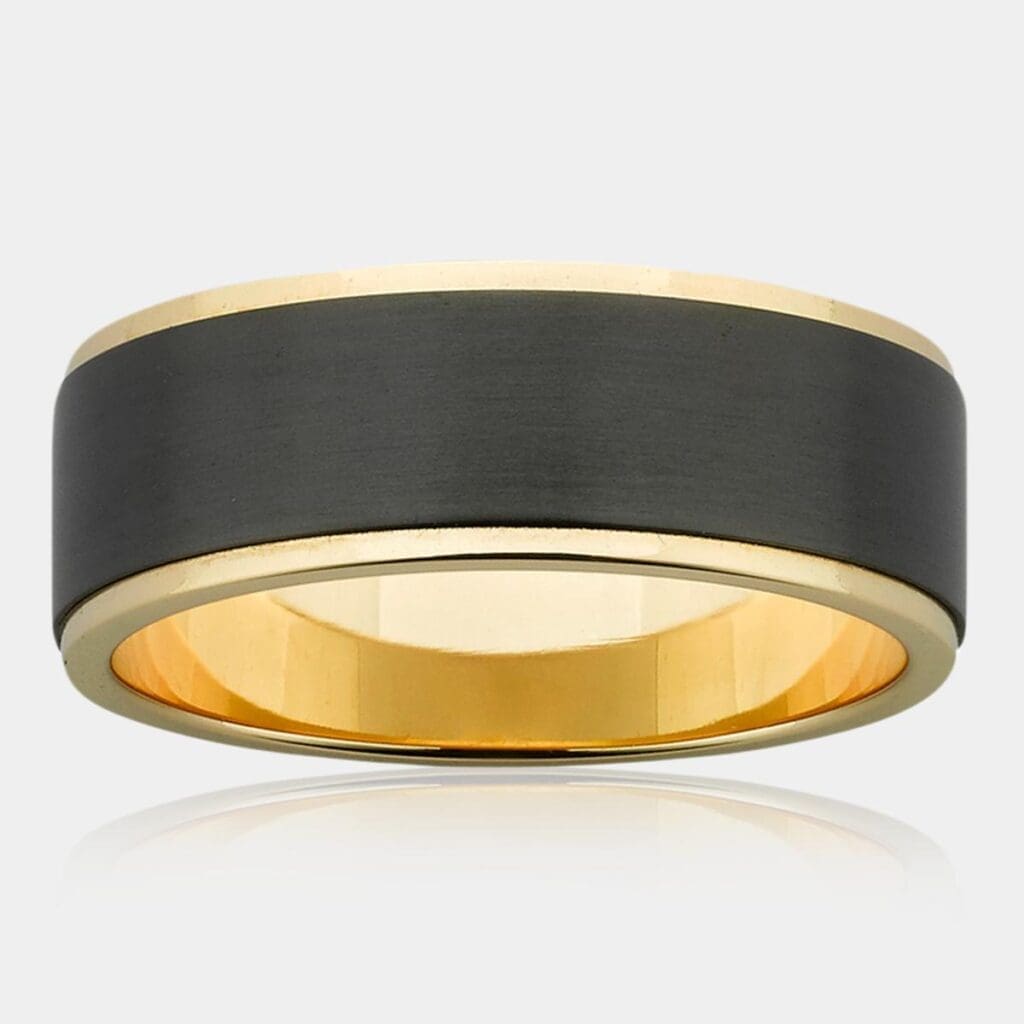 James Cook Men's Zirconium Ring