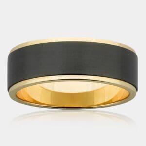 James Cook Men's Zirconium Ring