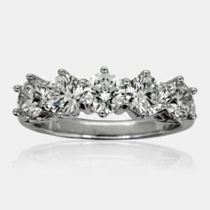 Julia Diamond Five Stone Ring