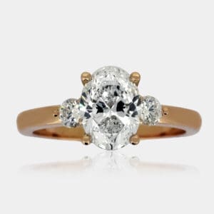 Vanessa Oval Cut Diamond Engagement Ring