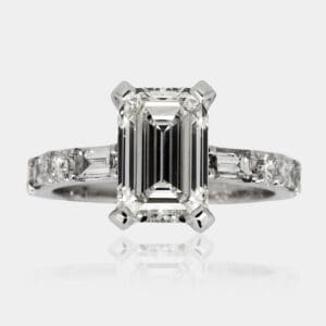 Narlene Emerald Cut Diamond Engagement Ring