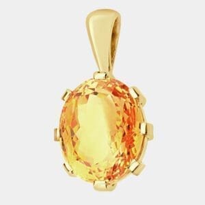 Ngaire Yellow Beryl Pendant