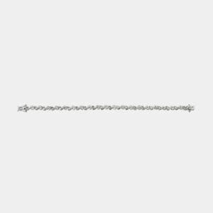 Fancy Wave Pattern Diamond Tennis Bracelet