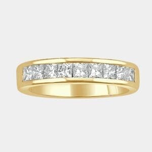 Melissa Princess Cut Diamond Wedding Ring