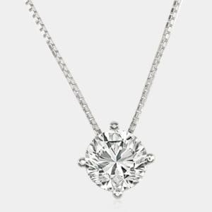 Louise Solitaire diamond pendant